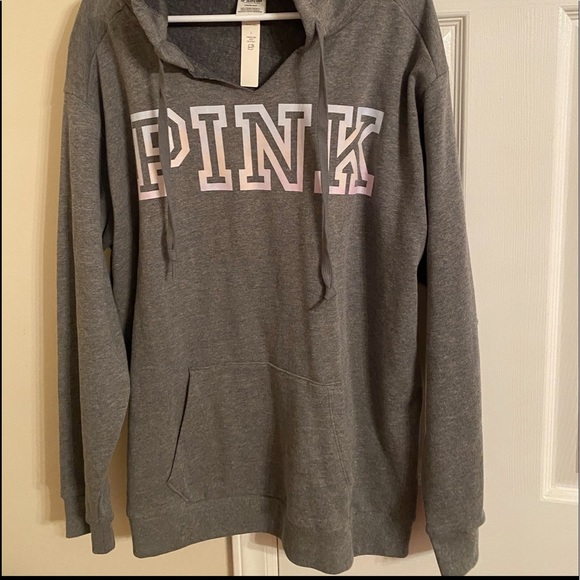 PINK HOODIE WOMENS LARGE BRAND NWT - Picture 2 of 4